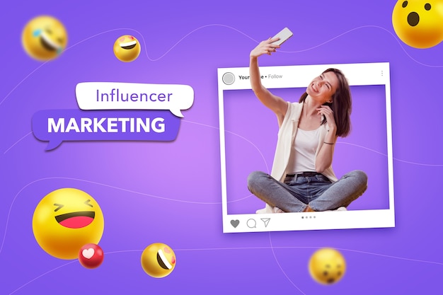 Foto influencer-marketing-job-konzept