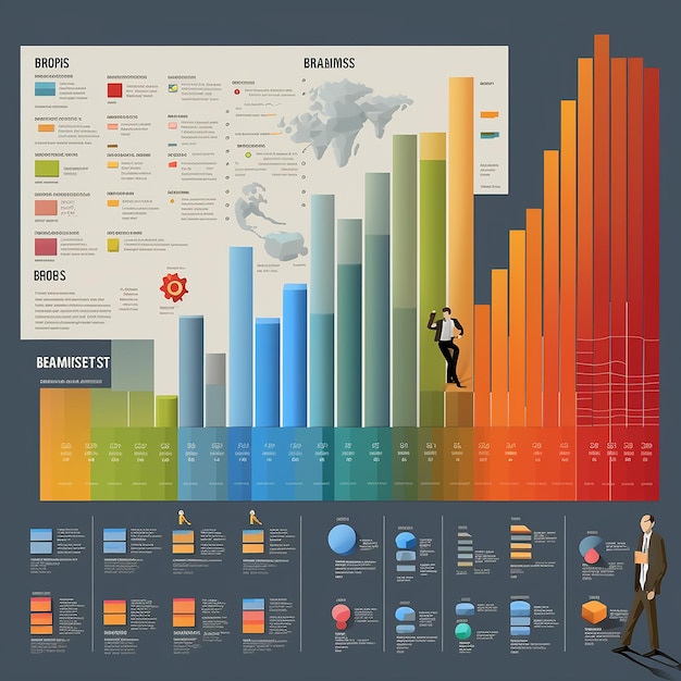 Foto infografía sobre las empresas