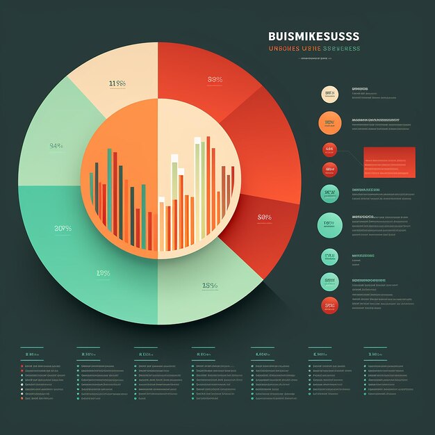 Foto infografía sobre las empresas