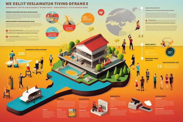 Infografía vibrante que describe los elementos clave