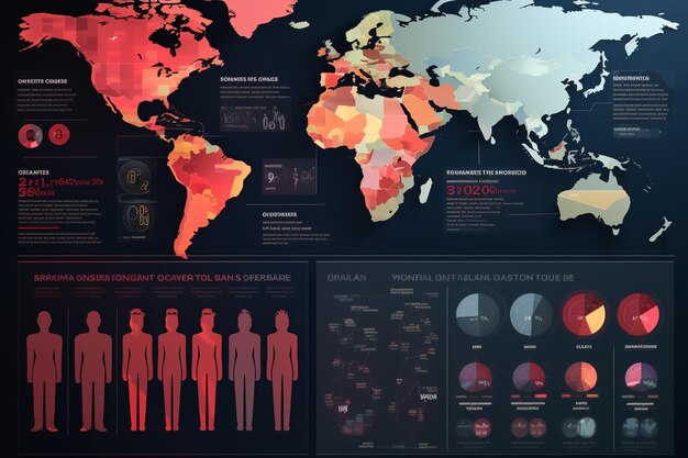 Foto infografías que presentan estadísticas sobre los derechos humanos 00344 02