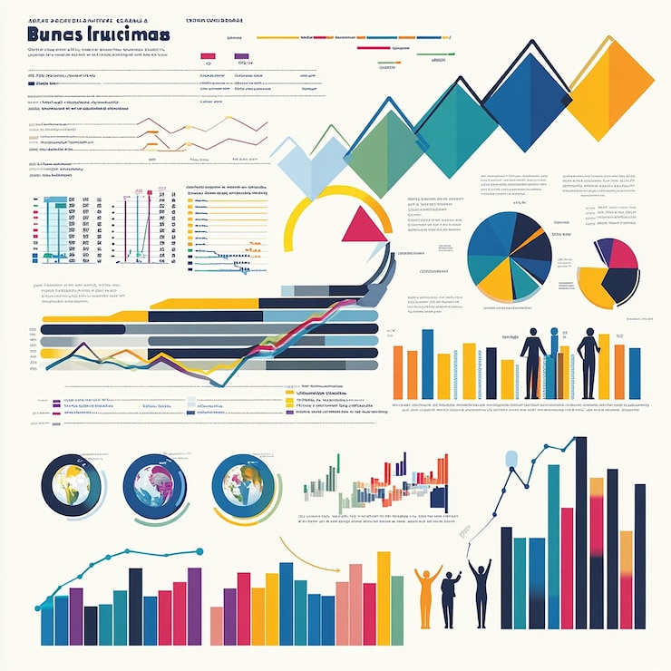Foto infográfico de aumento de las empresas
