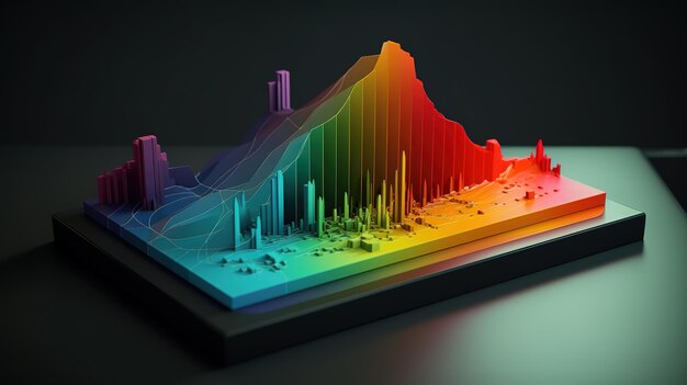 Foto infografik-designvorlage generative ai