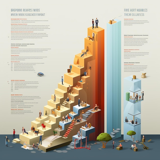 Foto infografik über das geschäft