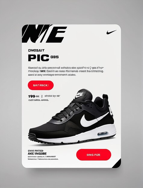 Foto esté informado de las alertas dinámicas de precios de nike