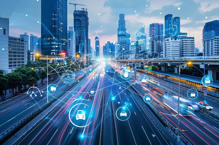 infraestructura de la ciudad ai gestiona el tráfico