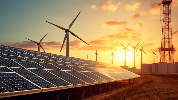 Las infraestructuras de energía renovable invierten en energía solar y generan IA
