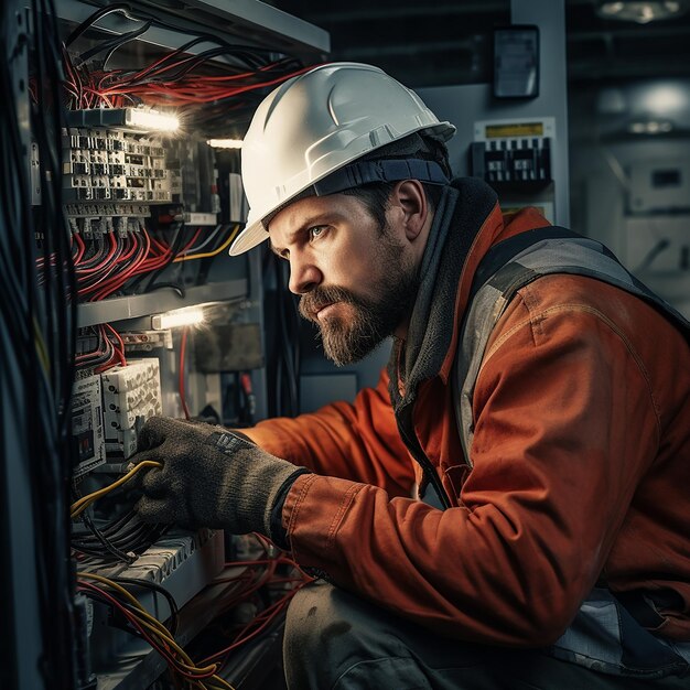 Un ingeniero electricista realista