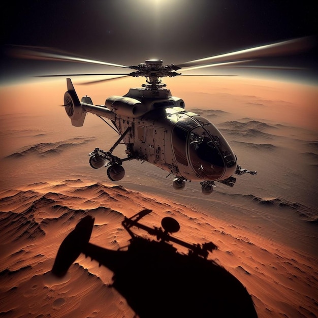 El ingenio del helicóptero de Marte