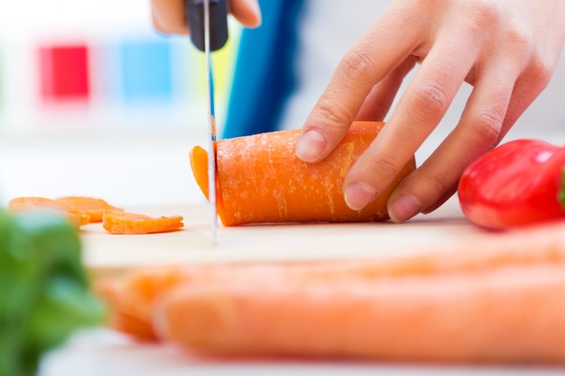 ingrediente culinario cena macro mano