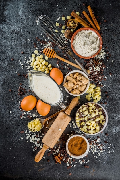 Foto ingredientes para la cocción festiva otoño invierno