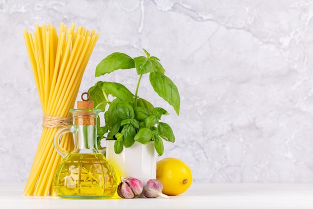 Ingredientes para cocinar cocina italiana