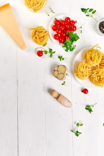 Ingredientes para cocinar pasta