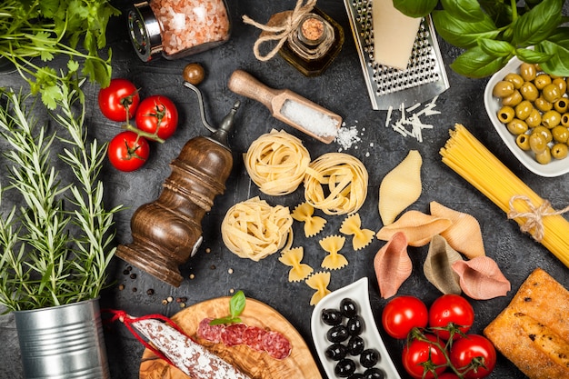 Ingredientes de comida italiana