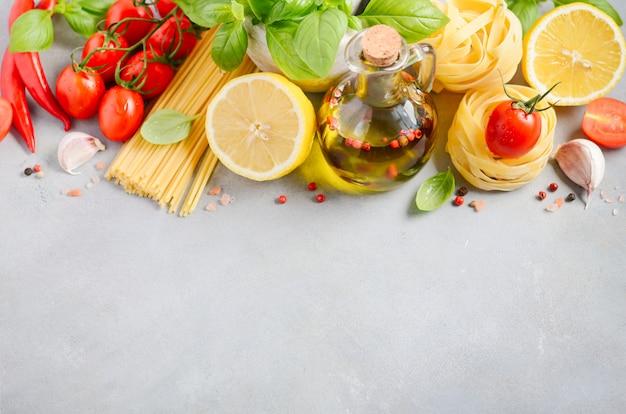 Ingredientes de comida italiana