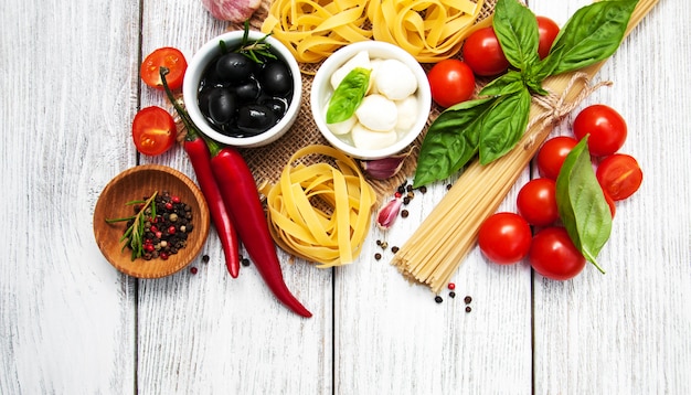 Ingredientes de comida italiana