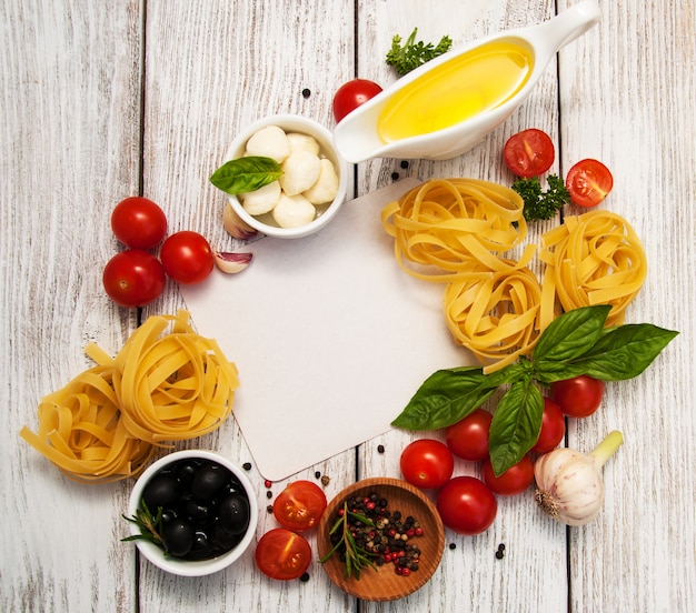 Ingredientes de comida italiana