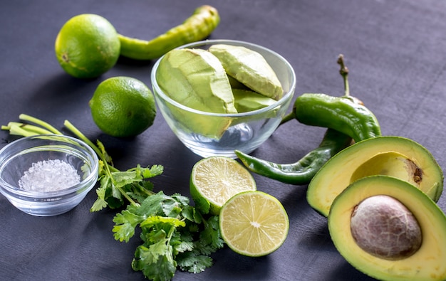 Ingredientes de guacamole