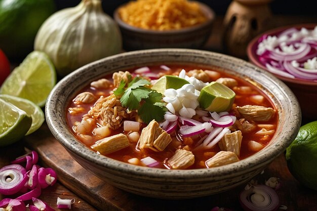 Ingredientes essenciais do pozole