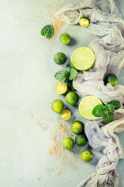 Ingredientes para mojito