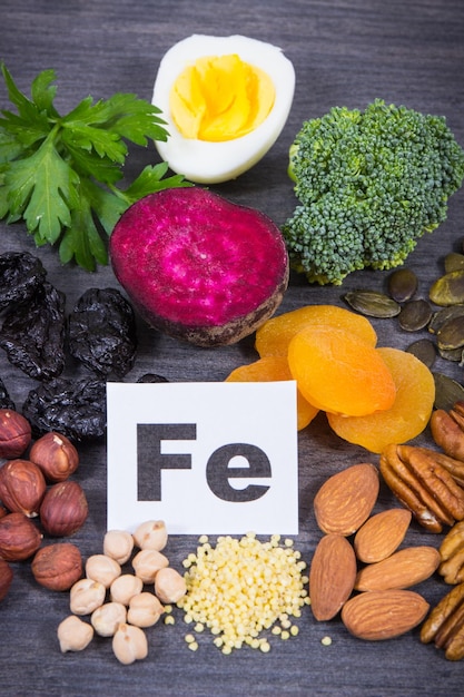Ingredientes nutritivos saludables como fuente de hierro natural y otros minerales y vitaminas La mejor comida durante la anemia