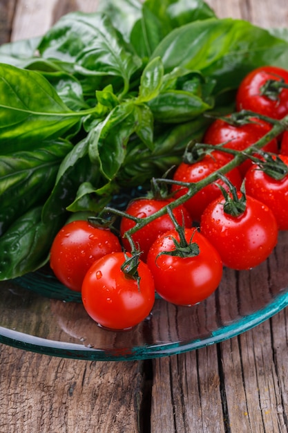 Ingredientes para a salada