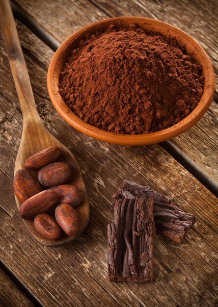 Ingredientes para chocolate artesanal