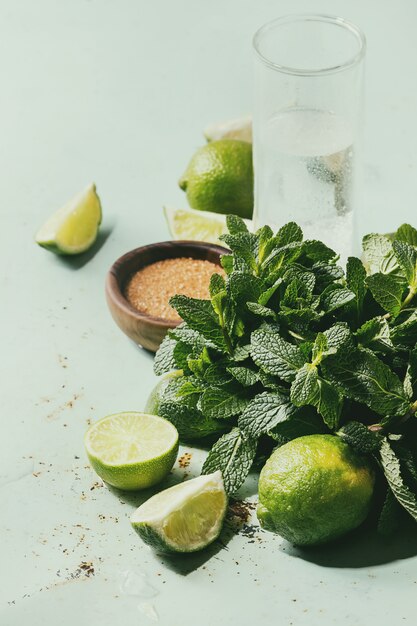 Ingredientes para mojito