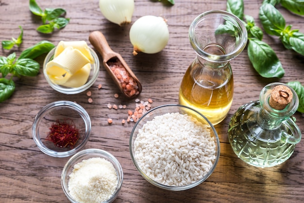 Ingredientes para risoto