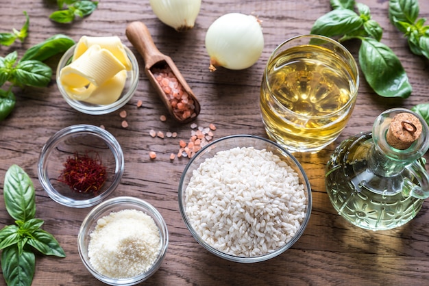 Ingredientes para risoto