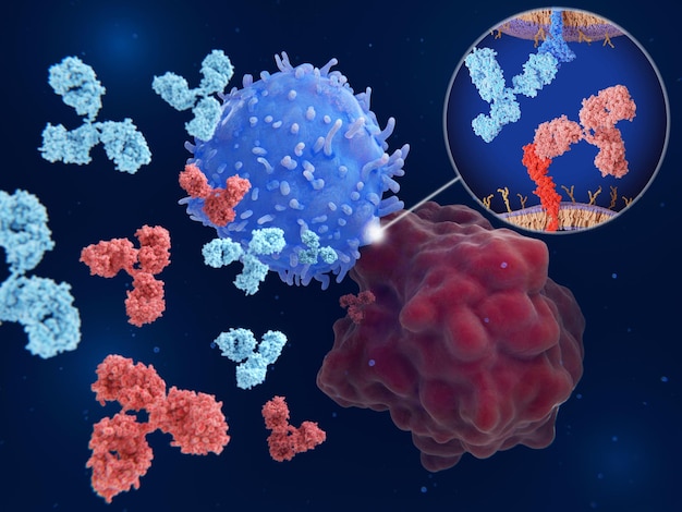 Inibidores do checkpoint imunológico Interação entre PD1 e PDL1 bloqueada por anticorpos terapêuticos