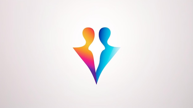 "Initial Letter Y People Logo Design Abstract Young People" (Desenho de logotipo das pessoas)