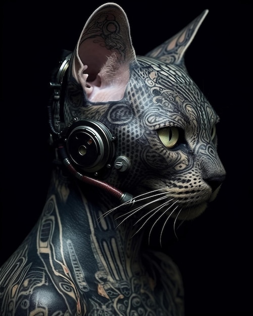 Ink amp Whiskers Die Welt der Katzentattoos