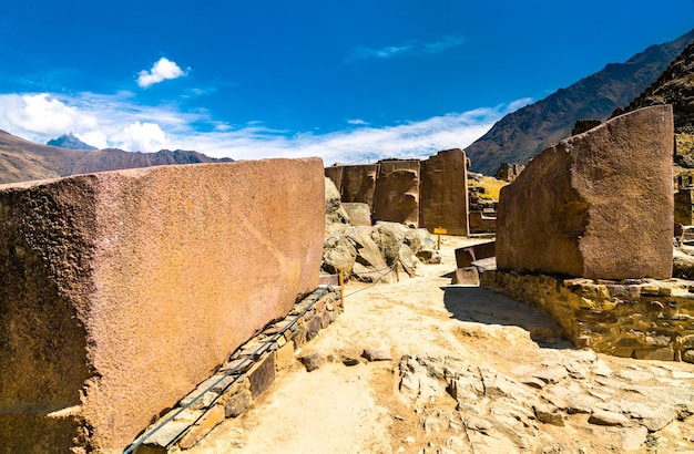 Inkaruinen bei Ollantaytambo in Peru