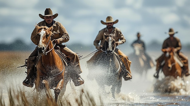 Foto la inmersión en la cultura gaucho de américa del sur