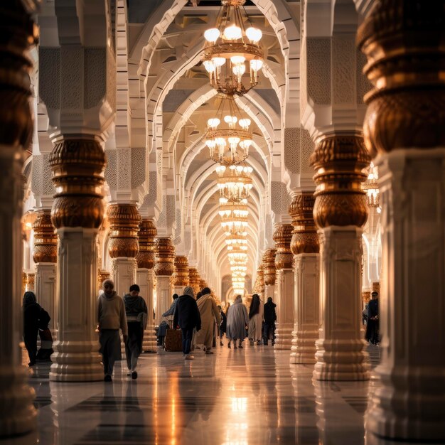 Innenarchitektur der Moschee