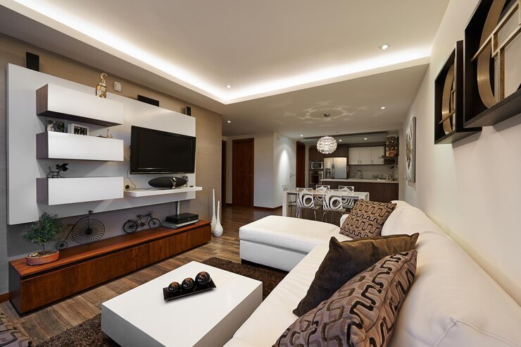Innenarchitektur-Serie Modernes Wohnzimmer