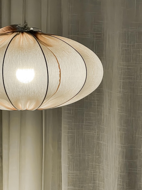 Innenarchitektur und Beleuchtungsdekor elegante moderne Lampe als Möbeldetail für Heimdekorationsprodukte