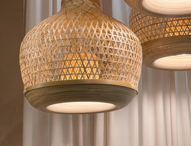 Innenarchitektur und Beleuchtungsdekor elegante moderne Lampe als Möbeldetail für Heimdekorationsprodukte