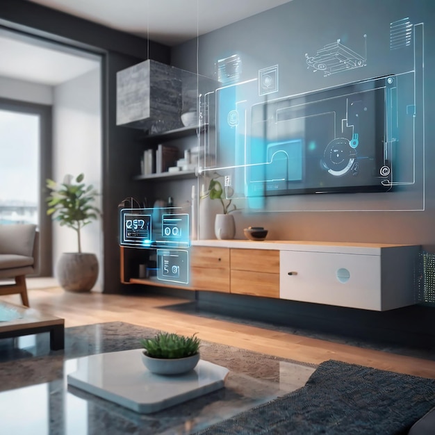 Inneneinrichtung der Smart-Home-Schnittstelle