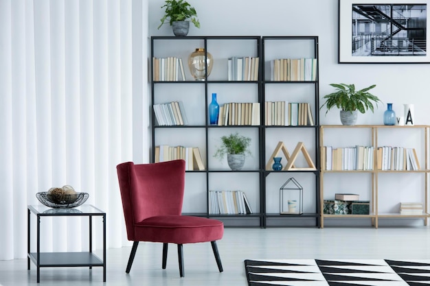 Innenraum der Bibliothek