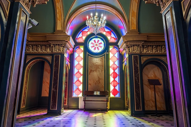 Innenraum der orthodoxen Kirche St. Stephan in Istanbul, Türkei