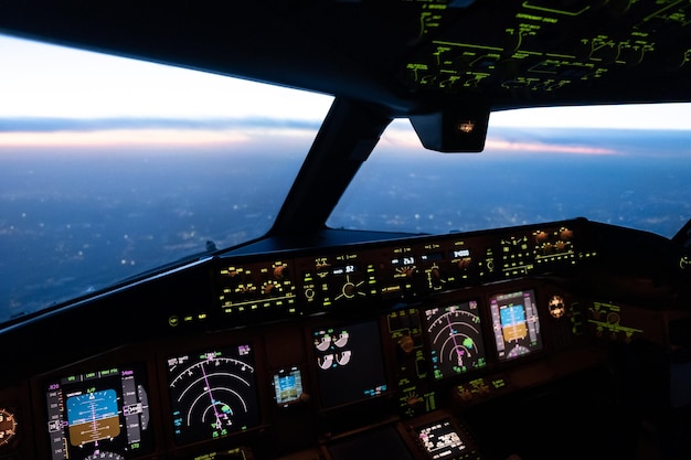 Innenraum des Flugzeugs