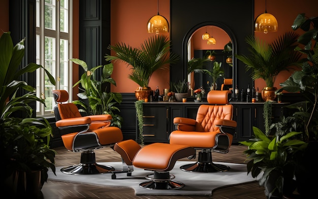 Innenraum des Friseursalons