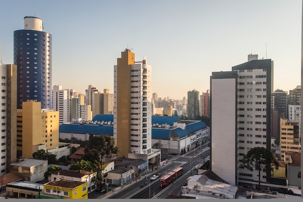 Innenstadt in Curitiba, Brasilien