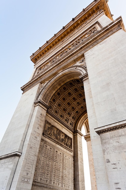 Innere Bögen des Triumphbogens in Paris