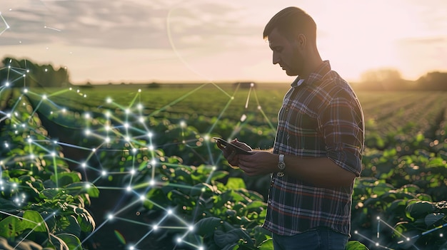 Innovación AgriTech Expertos agrícolas aprovechan el poder de la tecnología para mejorar la productividad y la sostenibilidad