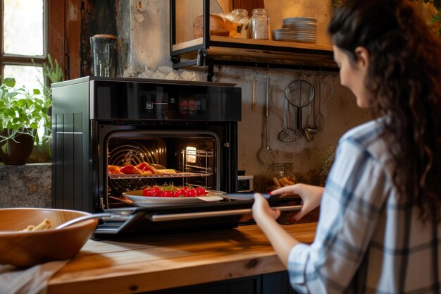 Innovaciones culinarias Soluciones inteligentes en una cocina de campo