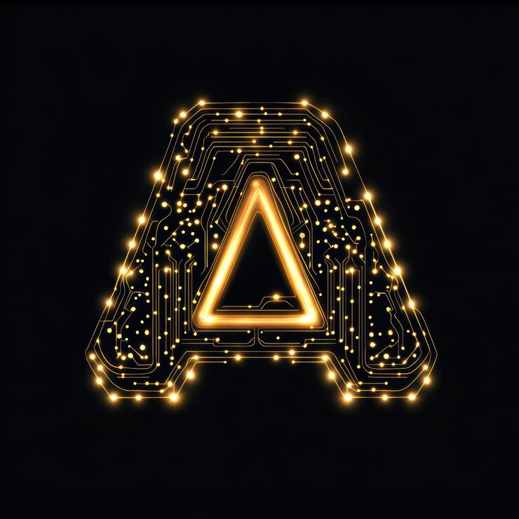 Foto el innovador logotipo de ai destaca el espíritu de la creatividad digital