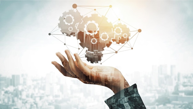 Innovationstechnologie für die Unternehmensfinanzierung Konzept uds